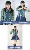 Kaoru Takaoka / AKB48 National Tour 2019 ~ Fun Only AKB! ~ Random Photo Card Team 8 Set 3 Kinds Complete Set