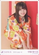 Ito 理々杏 / Seated / Yukata / Rare Ver. / Nogizaka46 2019. July-II WebShop Limited Official photo Card