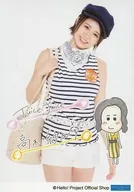 Juice=Juice / Sayuki Takagi / Above-the-knee ・ Costume Blue ・ White ・ Basket Bag ・ Printed Message Included / Juice=Juice Official photo 『 "2019 Summer" Part 3 』 
