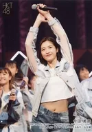今田美奈/現場照片・膝上・服裝牛仔・白色・兩手舉起/HKT48九州7縣巡演～從那個經理那裏畢業。～隨機生寫真舞台ver.2019.7.21福岡太陽帕萊思酒店&大廳公演