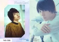 Photo Card:山崎大輝/生寫真聚胸·黃色套頭衫)(/200)/山崎大輝第一·交換卡