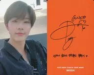 Golden Child / Donghyun / Orange on the back / Printed with signature / CDs "3rd Mini Album WISH" enclosed special photo card