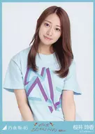 Reika Sakurai / Upper Body / All Legs 2019 Fukuoka T-Shirt / Nogizaka46 Manatsu Nationwide Tour 2019 Fukuoka Ver. WebShop Limited Official photo Card