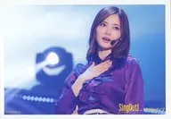 No. 016 : Mai Shiraishi / Live Photo / Horizontal Type / up, Costume Purple, Right Hand Breast / CHOOSE 5 PHOTOS! ~ Sing-O! Release Commemorative Live Ver. ~