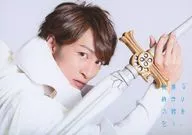 Yuya Kido (Master of OWARI) / Horizontal, Bust up, Costume White, Right Hand Sword / Mukichi Beat Produce Ongeki vol. 2 "At the End of the World, Beggars You." sheet of paper measuring 89 × 127mm Individual Bromide