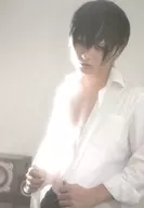 Hayachin / Knee-High / Costume White / Black / Both-Hand Shirt / Background Grey / C93 Set Special Official photo