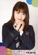 Chiyori Nakanishi / Upper Body / AKB48 National Tour 2019 ~ Only fun AKB! ~ Random Official photo TDC Hall Limited Team B ver. 「 2019.12.10 」 TOKYO DOME CITY HALL