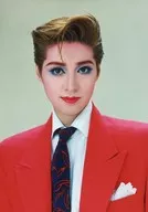 Takarazuka Revue (Hanagumi) / Aikaire / Bust up / Costume red / white / Tie black / Mouth closed / Background gray /' Takarazuka Revue' Official Official photo