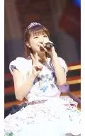 Suzuko Mimori / Live Photo / Above the Knee / White Costume / Teara / Right Hand Piece / Right Direction / Size (126 x 225) / 「 Mimori Suzuko Live Tour 2016 "Grand Revue" Tokyo Nippon Budokan Performance 」 Live Memory Photo