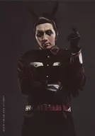 Naoya Gomoto (Ben) / Upper body, Costume Tea, Black, Left Hand Raising, Right Hand Bending, Background Black, Character Shoot / Stage "Ginga -Nagareboshi Gin-" - Bond Edition - Bromide