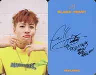 UNB/FeelDog (from. BIGSTAR) / back light blue / printed with signature / CD-「 2nd Mini Album : Black Heart (HEART VER.) 」 enclosed special photo card