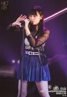 Hinata Matsumoto / Live Photo / Above Knee / Costume Black / White / Blue / Right Hand Par / HKT48 Chou single event "Chou Kai" Random Official photo 2020.1.12