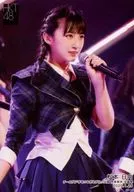 松本日向/ライブフォト・上半身・衣装黒・白・右向き/HKT48 チームTII「手をつなぎながら」公演 荒巻美咲 生誕祭 ランダム生写真 2020.1.28