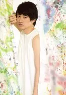 白柏壽大/上半身衣服白右向左背景多彩/朗讀公演沒有這樣。～星新一的沒有～"角色明信片