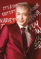 THE CONVOY / Hirokazu Tategata / Upper Body / Costume Red / White / Background Red / White / THE CONVOY SHOW vol. 38 "ONE!" Bromide Suit Ver.