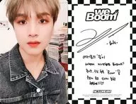 NCT DREAM / Hae-chan (Haechan) / Urafun ・ Printed with signature / Special photo card enclosed with CDs "WE BOOM" (BOOM Ver.)