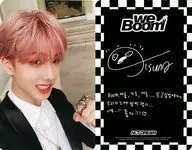 NCT DREAM / Chison (Jisung) / Back Black / Printed with signature / Special photo card enclosed with CDs "WE BOOM" (WE Ver.)