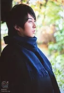 Sho Nogami / Bust up / Costume Black / Scarf Black / Facing right / "Sho Nogami no Nogami SHOW 2019.03" Bromide