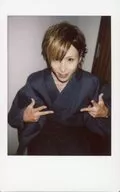 龟背风/Takashi/上半身·藏青色·浴衣·双手手指3根立·正面/生Cheki