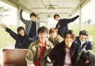 DearDream & KUROFUNE / Group (7 people) / Horizontal, Knee-High, Costume black, beige, Car, 2 people / Dourifes! presents DearDream 1st LIVE TOUR 2018 "ユメノコドウ" Special Bromide