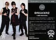 F-041 : BREAKERZ / Gather (3 people) / "12th Anniversary BREAKERZ" / Special BREAKERZ Trading Card 2019 for FC members only