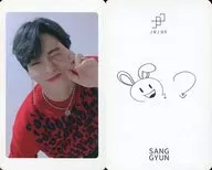 JBJ95 / Kim Sang-gyun / Bust up / Costume red / Left hand piece / Inside fun / Printed with signature / CD-HOME Enclosed Special Photo Card