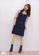 Nara 未遥 / Whole Body, Costume Pink, Navy Blue, Body Bending / NGT48 Member Produced Random Official photo 1 st Generation Set