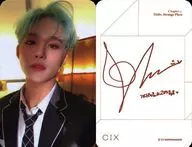 CIX/承勋(Seunghun)/背面印刷带签名文字茶/光盘(Strange Place Ver.)封入特典相片卡