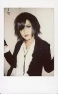 BLESSCODE/masaya / Bust up / Costume black and white / Both hands bent out of sight / Left facing / Camera line of sight / Background white / Raw Cheki