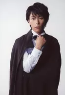 Naoki Tanaka (Toru Kinoshita) / Upper Body / Costume Black / Grey / right wrist Gen / Mr. Character Tomobe / Stage "Taisho Romantic Detective Story - Invitation to Kaleidoscope -" Private Official photo