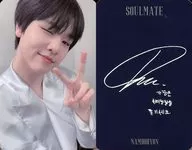H＆D/ナム・ドヒョン(Nam Dohyon)/衣装銀・裏面印刷サイン入り・文字グレー/CD「SOULMATE」(MATE Ver.)封入特典フォトカード
