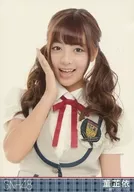 董？依/上身右舉張口/SNH48一期生夏裝校服生寫真