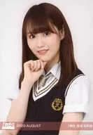 西潟茉莉奈/托胸/NGT48 2020年8月度随机生写真一期生SET