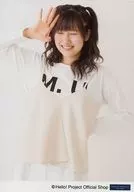 Morning Musume.' 16 / Yuki Sato / Upper Body / Costume White / Eyes Closed / Right Hand Head / Middle the dorsum of the left hand / "Yuki Sato 2016" Part 1