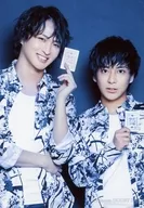 Shuto Washio (リツカ) ・ Masaaki Harano (Karuna) / Upper Body ・ Showing Washio Teeth ・ Trump Card / Asterism vol, 06 "DOUBT" Trading Bromide