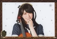 Mina Kuryu (Hikari) / Horizontal, Bust Up, Left Hand Chin, ァイオリン Holder, White Background / Stage "Tray Sheep Paradise : em" Random Bromide