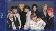 Stray Kids / Group (8 people) / Horizontal, upper body, costume black and white / CD "TOP Japanese ver." special trading card