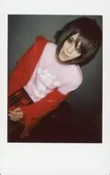 Rave / Len / Above Knees / Costume Red / Pink Sitting / Under Both Hands / Slightly Open Mouth / Fresh Cheki