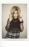 Belmosaic/logic / Upper Body / Costume Black / White / Check Pattern / Both Hands Piece / Raw Cheki