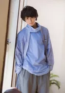 冈宫来梦/膝上、衣蓝、双手口袋、脖子倾斜/"冈宫来梦单独活动>L版随机明信片