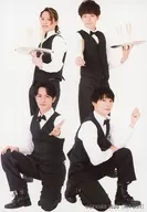 Group (4 persons) / Body / Costume : Black, White, Bow Tie, Kakihara and Mori-Shaami, Glass / GEKIIKE Main performance 11 th "HIT LIST" Random Bromide A (regular version)