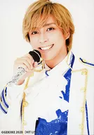 Masaharu Harano (Mametaro Hisadomi) / Bust Up / Costume White. Gold. Blue / Left / Right Hand Microphone / GEKIIKE The 11 th performance "HIT LIST" Random Bromide B (live version)