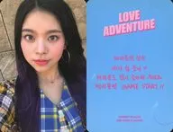 CHERRY BULLET/リンリン(Lin Lin)/裏面印刷メッセージ入り/CD「LOVE ADVENTURE」封入特典セルフィー・フォトカード