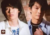 大河元氣·榎木淳彌/橫型/聲優活動國王叢林×梅爾咖啡合作咖啡菜單特典明信片