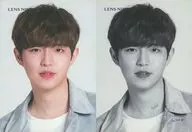 Wanna One / Kim Jae-Hwan / Bustoup/ "LENS NINE x WANNA ONE" Bônus de compra Puzzle Photo Card (Ver. 2)