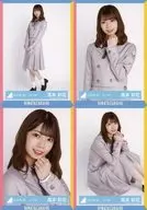 Takamoto Saika / Hyuga Saka 46 Random Official photo [4 thTV Costumes] 4-Type Complete Set