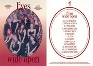 TWICE / Gathering (9 people) / Hologram / CDs "Eyes wide open" First Press Limited attached THE MOST CARD