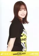 Rena Yamazaki / Upper body / T-shirt black / "Nogizaka46 UNDER LIVE 2020" WebShop Limited Random Official photo