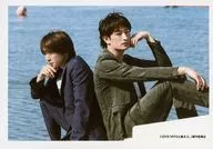 Kusutaro Arisawa and Yu Imari / Yokozuna / "Boku to Shimaneko. in Tashiro Island" DVD-Completion Announcement Talk Event Kusutaro Arisawa and Yu Imari two shot photos