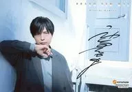 Hiroshi Kamiya / Print with signature, 2L size / CD "BRAND NEW WAY" Animate special bromide